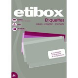 thumbnail of Lot de 5 2100 étiquettes blanches, format 70 x 42,4 mm (100 feuilles A4 / cdt)