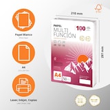 thumbnail of Folios a4 100gr 100 hojas, Papel Multiusos para Impresora, Folios para Impresoras Láser y de Inyección, Para uso Oficina,Material Escolar- Ofituria