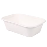 thumbnail of 50x BIO Pommesschale Casa aus Zuckerrohr Weiss 500 ml 100% kompostierbar hitzebeständig Schale