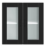thumbnail of vidaXL Küchen-Hängeschrank mit Glastür Porto Schwarz