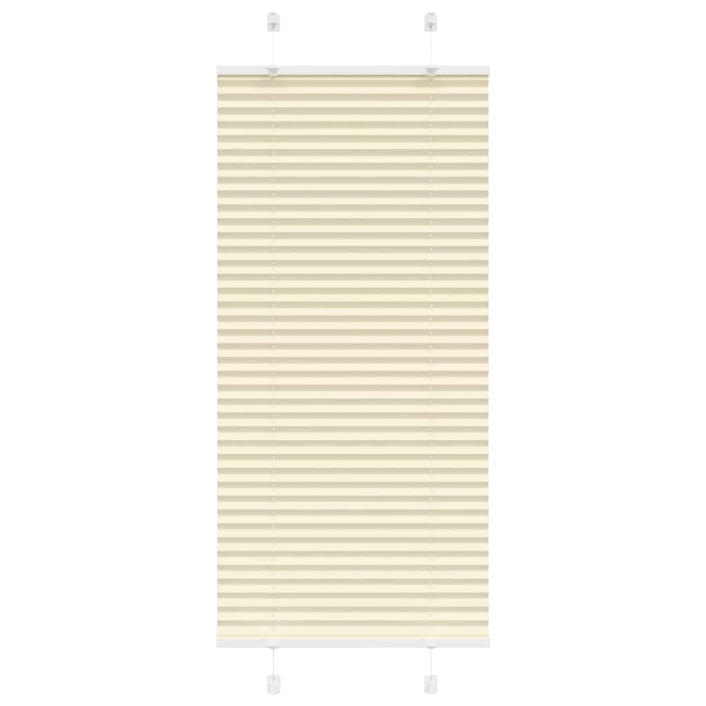 vidaXL Plissee Creme 60x150 cm Stoffbreite 59,4 cm Polyester