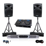 thumbnail of Pack 2 HP 1400W + ampli 2x350WRMS + lecteur CD/USB