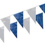 thumbnail of 5 lots de 1 Guirlande fanion, plastique 10 m bleu/blanc résistant aux intempéries