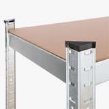 thumbnail of Pack 10 Estanterías Metálicas DASCK Galvanizadas – 5 Baldas c/u, 875kg por Estantería (180 x 90 x 40 cm)  -  10 uds – 8750kg – Profesional y Modular