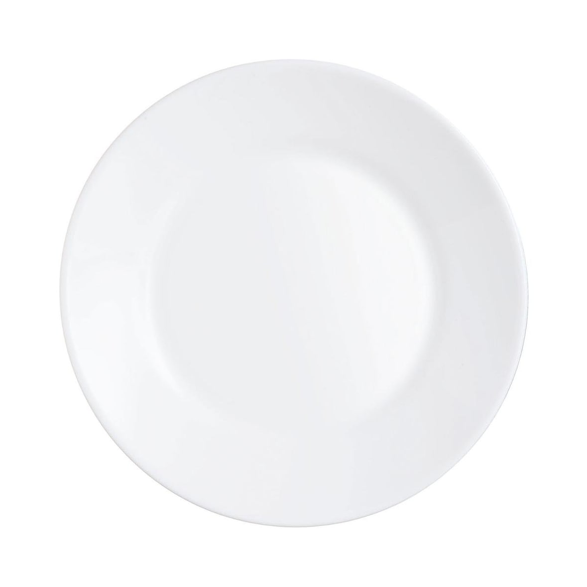 Arcoroc Set Van 6 Platte Borden Uit Opaalglas, 23,5 Cm, Restaurant