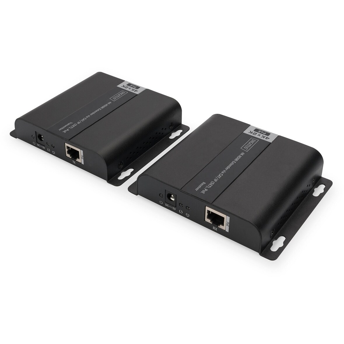 DIGITUS 4K HDMI Extender über CAT/IP (Set), PoE, 120m