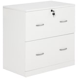 thumbnail of Vinsetto Cajonera para Oficina con 2 Cajones para Documentos Archivos Cerradura y 2 Llaves para Estudio Despacho 74x42x72 cm