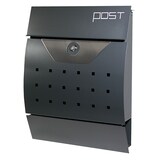 thumbnail of Briefkasten Wandbriefkasten Anthrazit Postkasten Postfach inkl. Zeitungsrolle V3