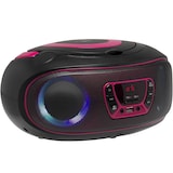 thumbnail of Denver TCL-212BT PINK Lecteur de CD Portable Boombox. Radio FM. Bluetooth. 4W. Entrée AUX. Lecture MP3 Via USB Bleu