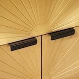 thumbnail of vidaXL Nachttisch Schwarz und Gold 50 x 33 x 60 cm massives Mangoholz