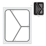 thumbnail of Matrijs voor sealmachine HENDI, een driedelige container (227x178 mm)