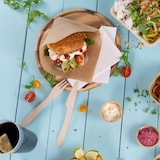 thumbnail of BIOZOYG 1000 Stück Einweggabeln 18cm Einwegbesteck, Holzgabeln, Partygabeln mit angenehmer Biobeschichtung, umweltfreundlich, kompostierbar