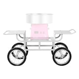 thumbnail of Royal Catering - Royal Catering RCZT-01W Chariot pour Machine a Barbe a Papa (4 Roues, Longueur Adaptable, Acier Laqué) Blanc