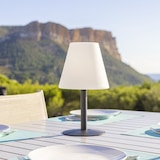 thumbnail of Lumisky Lampe de table solaire multicolore STANDY MINI SOLAR RGB H36cm Acier Gris