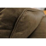 thumbnail of KAWOLA Sofa BLOOM Ecksofa Leder camel Recamiere rechts