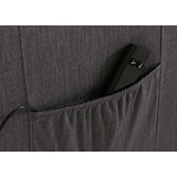 thumbnail of Fernsehsessel HWC-K62, Sessel Relaxsessel TV-Sessel, Liegefunktion Aufstehhilfe elektrisch, Metall Chenille ~ dunkelgrau