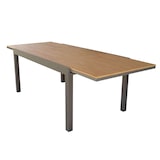 thumbnail of VIDUUS Set Tavolo E Sedie Da Giardino Per Esterno In Alluminio E Legno Resistente Di Teak Cm 160/240x95x75 H Con 6 Sedute colore