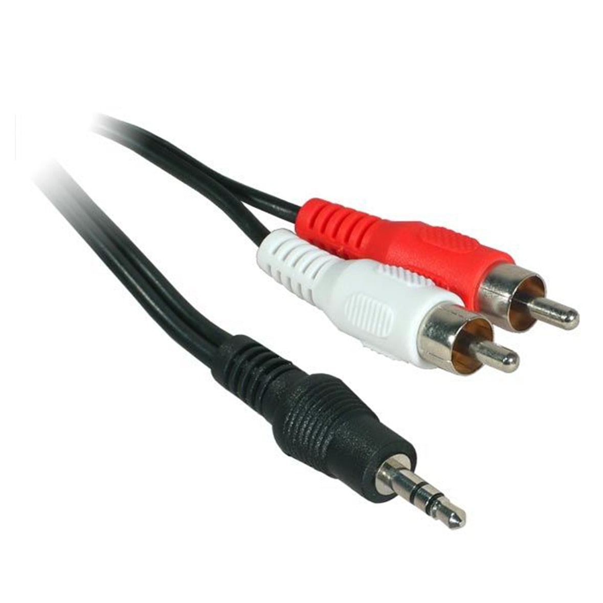 Câble adaptateur CA5JR Jack 3,5 mâle stéréo / 2 RCA mâle - Longueur 5m