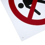 thumbnail of Señal de prohibido el paso normaluz 30x40 cm