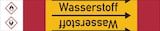thumbnail of Rohrleitungskennzeichen Wasserstoff - 33000x105 mm Folie selbstklebend