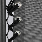 thumbnail of Poltrona da giardino pieghevole relax grigia - Oviala