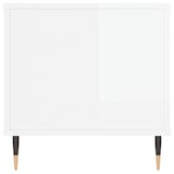 thumbnail of Table basse Blanc brillant 90x44,5x45 cm Bois d'ingénierie Modèle Milan Premium
