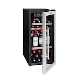 thumbnail of La Sommeliere Cave de service avec pompe à vide d'air, 38 bouteilles, 4 clayettes bois, LED, vitrée, 39dB, Noire&inox, Classe G