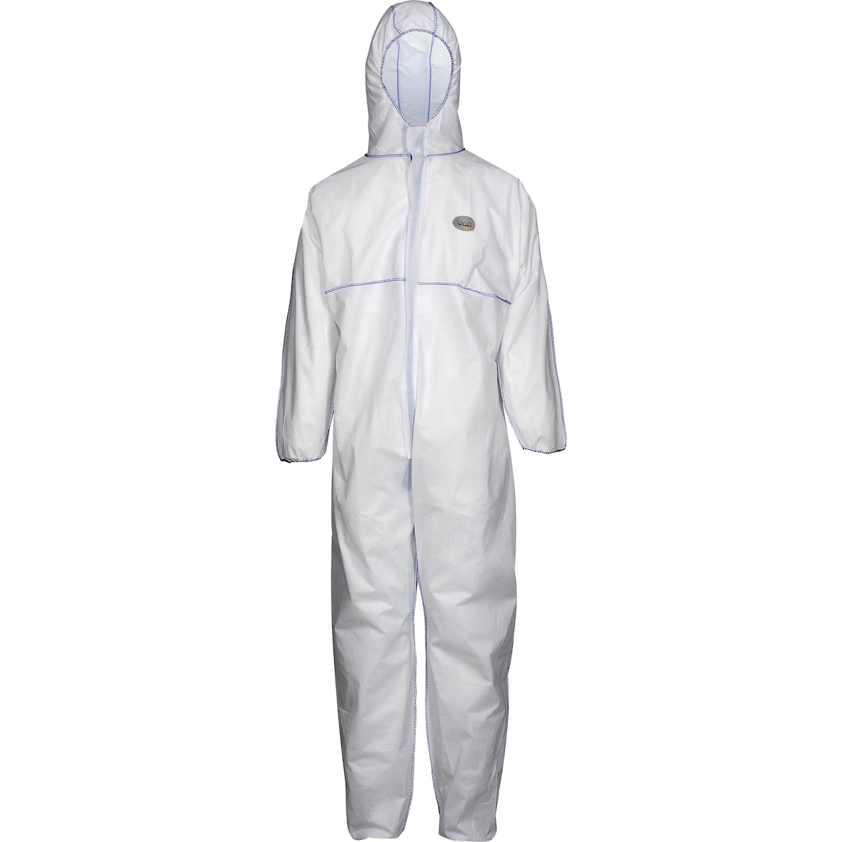 ASATEX Schutzanzug SMS-1 Weiß - Typ 5/6 Partikelschutz - Atmungsaktiv & Antistatisch - Asbest geeignet 3XL