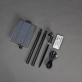 thumbnail of Konstsmide Rideau de lumière solaire LED pluie de glace, 200 diodes ambre, extérieur