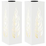 thumbnail of vidaXL Solar LED Weg Licht 2 pcs Weiß Kalt gewalzter Stahl