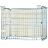 thumbnail of Palettenaufsatz für Europaletten, faltbar, Stahlgitter verzinkt, 1220x820x900 mm