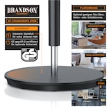 thumbnail of Brandson Standventilator mit DC-Motor, Ventilator mit Fernbedienung, sehr leise, energiesparend, 60°, 90° und 120° Oszillation, Timer