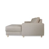 thumbnail of Nordic Sofa mit Chaiselong rechts gewendet hell beige.