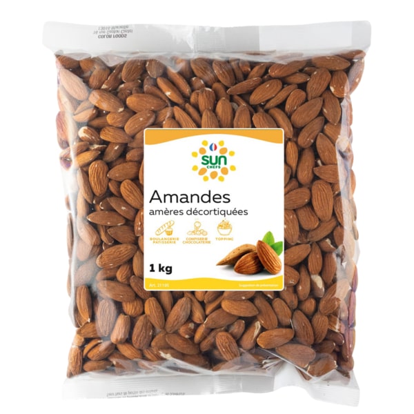 Amandes Amères Décortiquées - Lot de 10