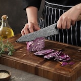 thumbnail of Wakoli EDIB Pro Damast Chefmesser Kiritsuke I 20cm Klinge I Pakkaholzgriff