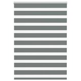 thumbnail of vidaXL Zebra rolgordijn 100x150 cm stofbreedte 95,9 cm donkergrijs