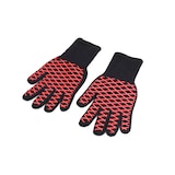 thumbnail of METRO PROFESSIONAL Grillhandschuhe, Silikon, Onesize, schwarz/rot, 1 Paar