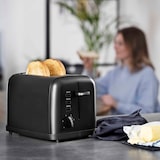 thumbnail of Princess Toaster 950 W Edelstahl Mattschwarz