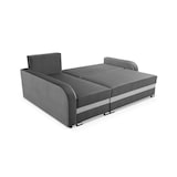thumbnail of Robin BARI Ecksofa mit Schlaffunktion Bettkasten Sofa L-Form, Schlafsofa mit Bettkasten und Kissen, Freistehende Eckcouch Schlafcouch (Anthracite)