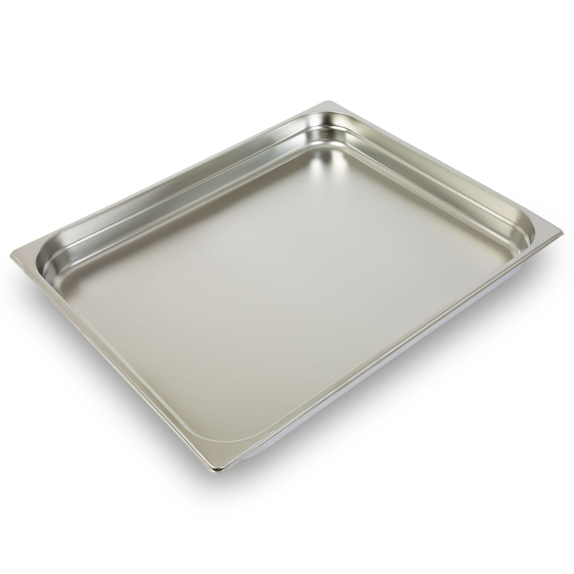 VERTES GN Behälter 2/1 Gastro Norm (Edelstahl, 65mm Tief ohne Deckel, Hygienisch, Rostfrei, Kratzfest, Temperaturbeständig von -40° bis +300°C)