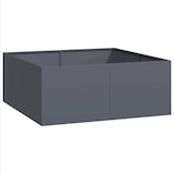 thumbnail of vidaXL Plantenbak 100x100x40 cm staal antracietkleurig