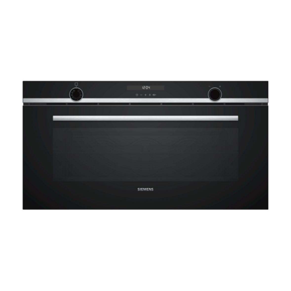 Siemens iQ500 VB558C0S0 Einbau-Backofen Schwarz-Edelstahl, extra breit 90 x 48 cm, 85 Liter