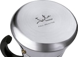 thumbnail of Cafetera italiana de acero inoxidable JATA CAX104 de 4 tazas. Apta para todas las cocinas, incluida inducción. Asa maciza