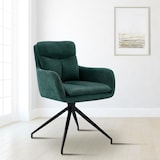 thumbnail of Set van 2 eetkamerstoelen Somers stof groen
