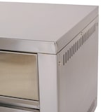 thumbnail of Romux® Horno de Pizza Compacto Doble Eléctrico de 1+1 Pizza de 30 cm Sobremesa en acero inox con Calentamiento Rápido | Temperatura 350°C - 3200 W