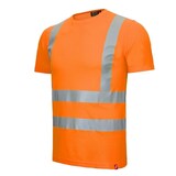 thumbnail of Nitras Motion Tex VIZ Warnschutz T-shirt | Gr. 3XL | orange | Arbeitsshirt