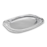 thumbnail of 10x Alu-Catering-Platte Aluminium-Partyplatte Servierplatte 55 x 36 cm