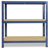 thumbnail of shelfplaza HOME 100x30x50 cm Schwerlastregal in blau mit 3 Böden und 175 kg Traglast pro Boden