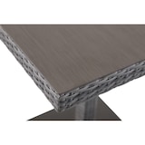 thumbnail of METRO PROFESSIONAL Mesa de bistrô Balsario, alumínio/rattan PE, 70 x 70 cm, quadrada, cinzento