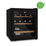thumbnail of Cantinetta per vini 15 bottiglie CAVCB15 46L Black Edition, Porta in acciaio inox, Anti-UV, Regolabile da 4°C a 18°C, Silenziosa, LED, 2 ripiani